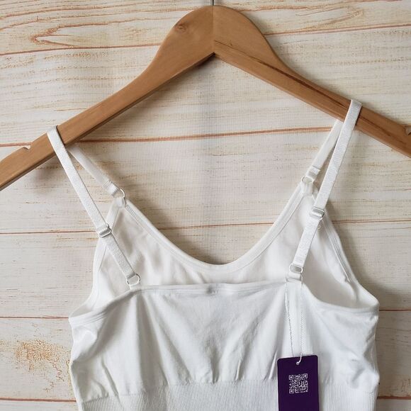 HeyShape Stretchy Snatched Slimming Shapewear Bodysuit White Women's Size XL - Picture 6 of 12